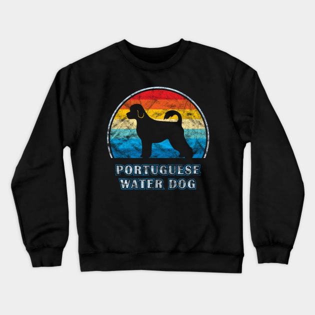 Portuguese Water Dog Vintage Design Crewneck Sweatshirt by millersye